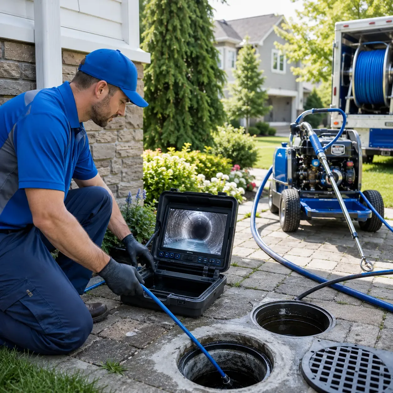 Outdoor drain cleaning professionals serving Copper Hill, VA